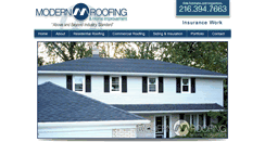 Desktop Screenshot of modernroof.net